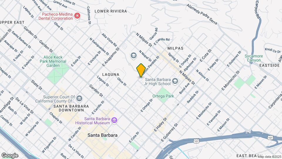 610 E Canon Perdido St Map and Location Details