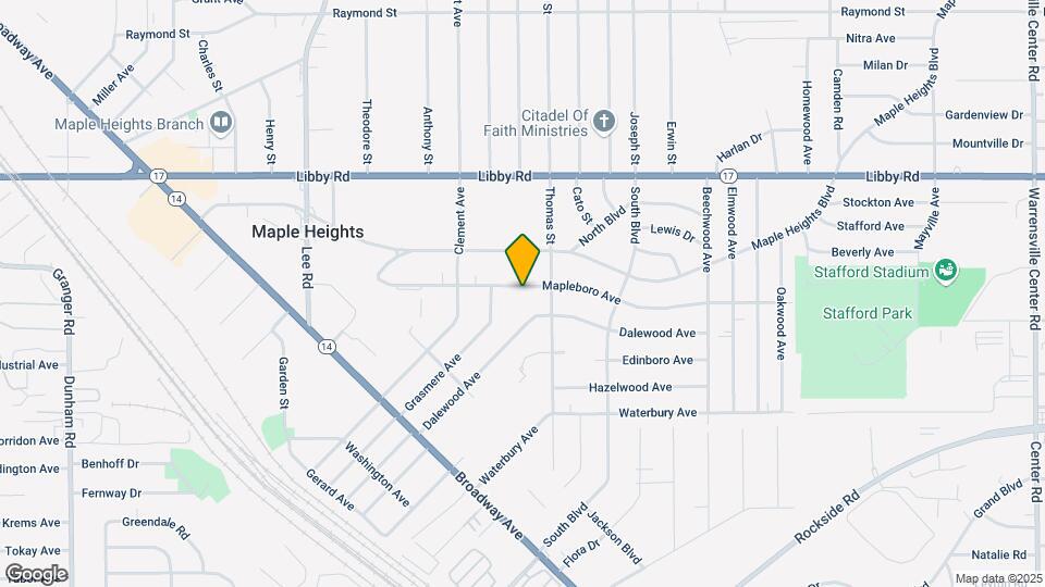 17412 Mapleboro Ave Map and Location Details