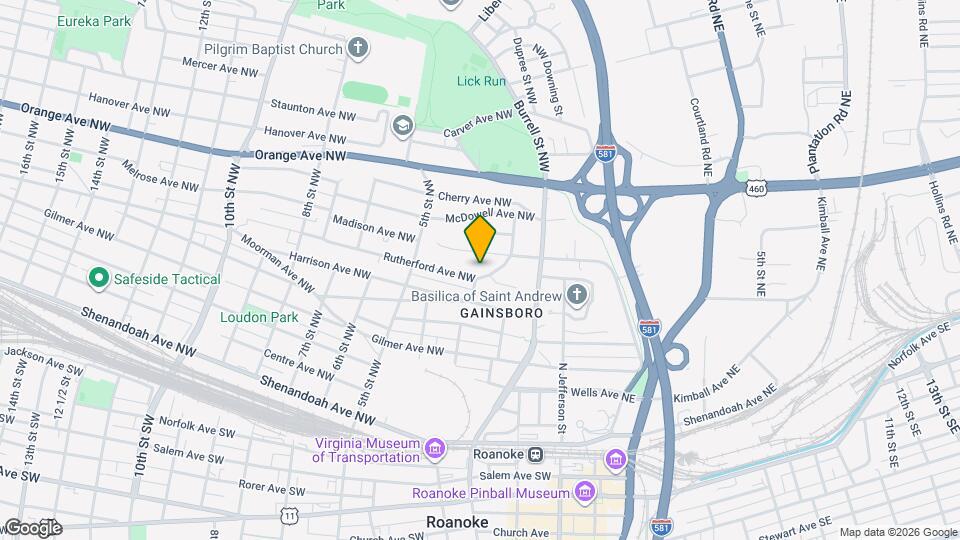 303 Rutherford Ave NW Mapa y Detalles de la Ubicación