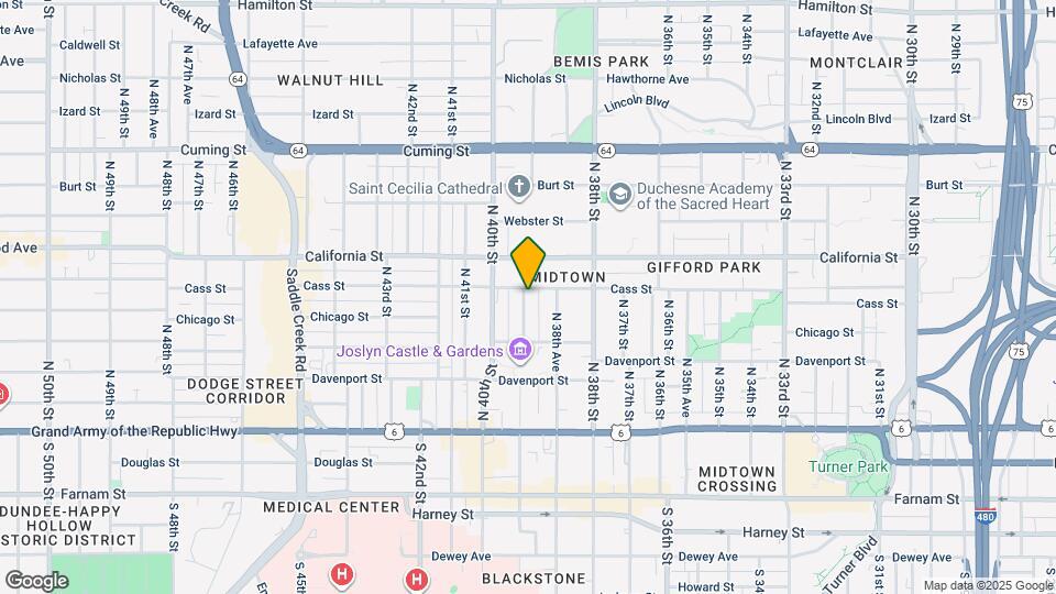 441 N 39th St Map and Location Details