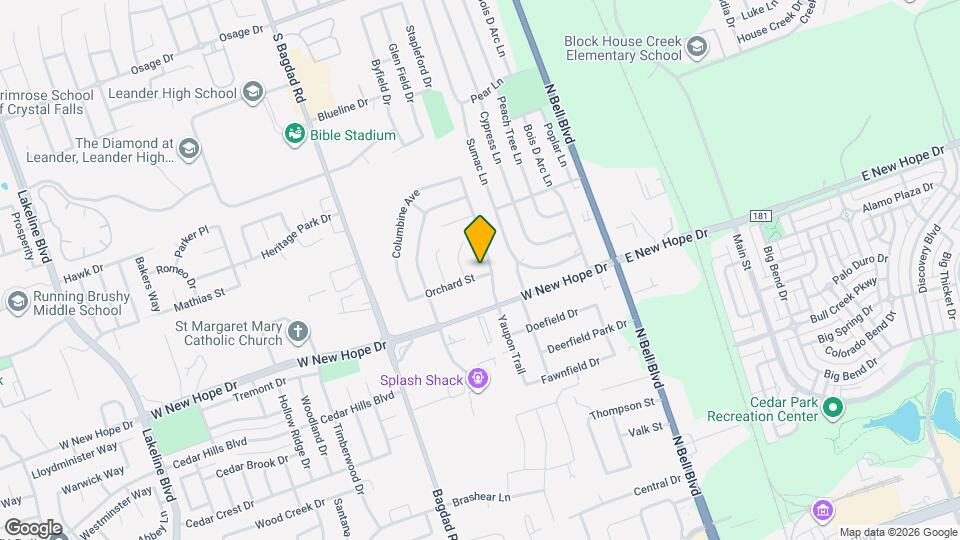 503 Orchard St Map and Location Details