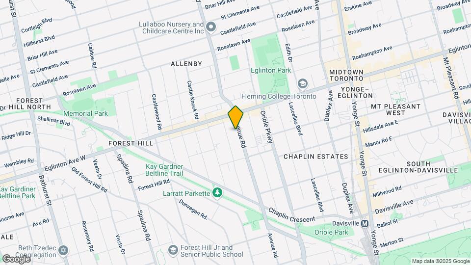 990 Avenue Rd Map and Location Details