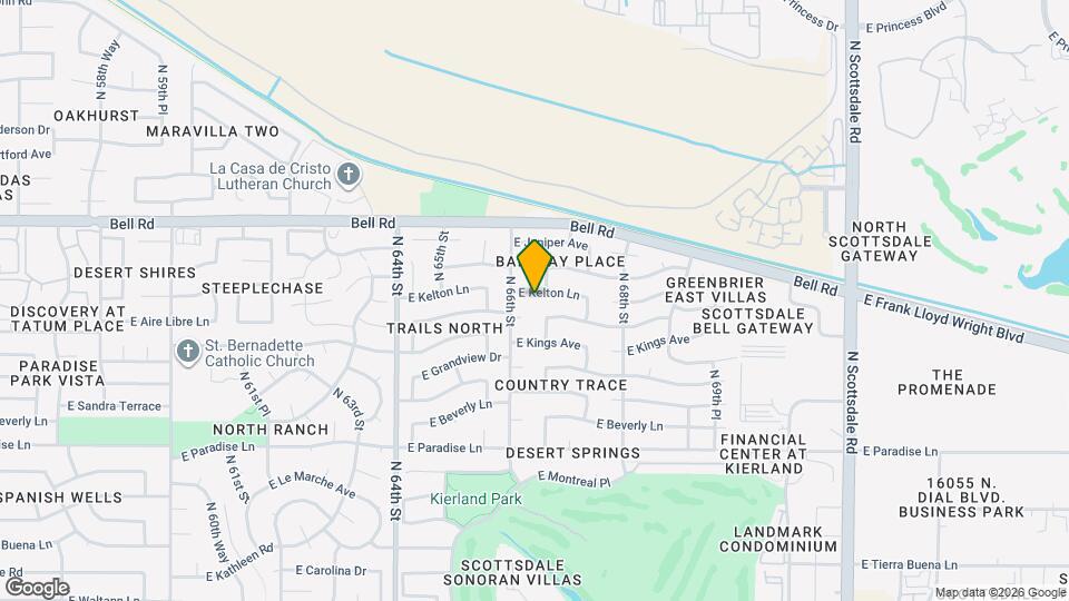 6621 E Kelton Ln Map and Location Details