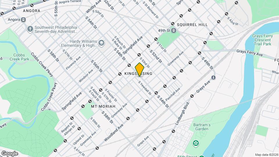 1618 S 54th St Map and Location Details
