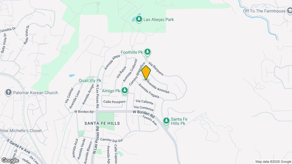 1281 Avenida Amistad Map and Location Details