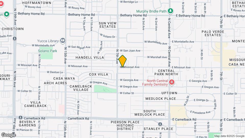 533 W Missouri Ave Map and Location Details