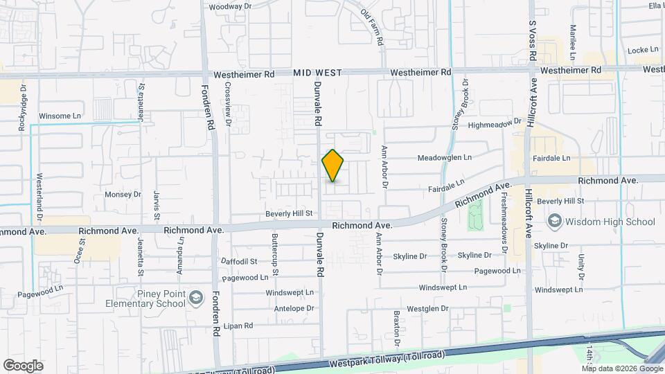 3112 Valley Peak Dr Map and Location Details