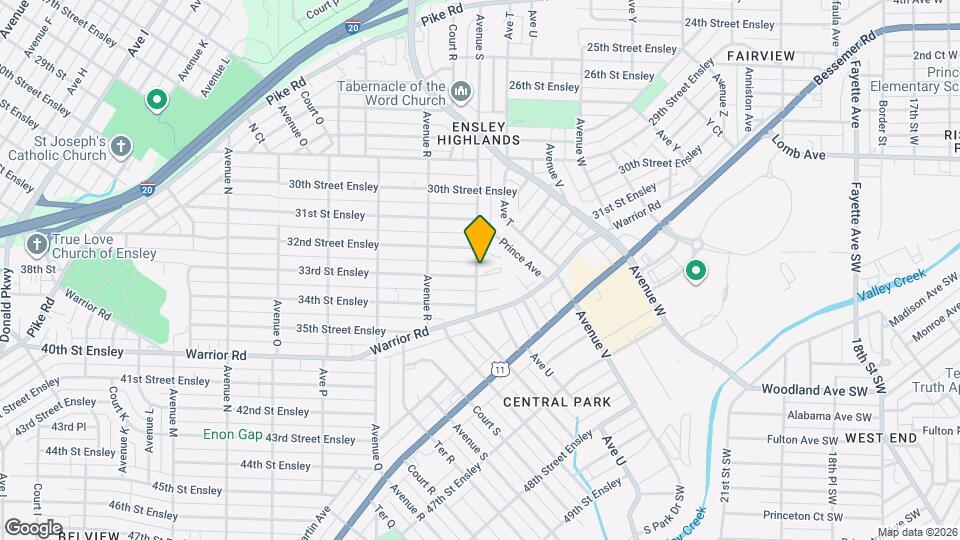 3221 Avenue S Map and Location Details