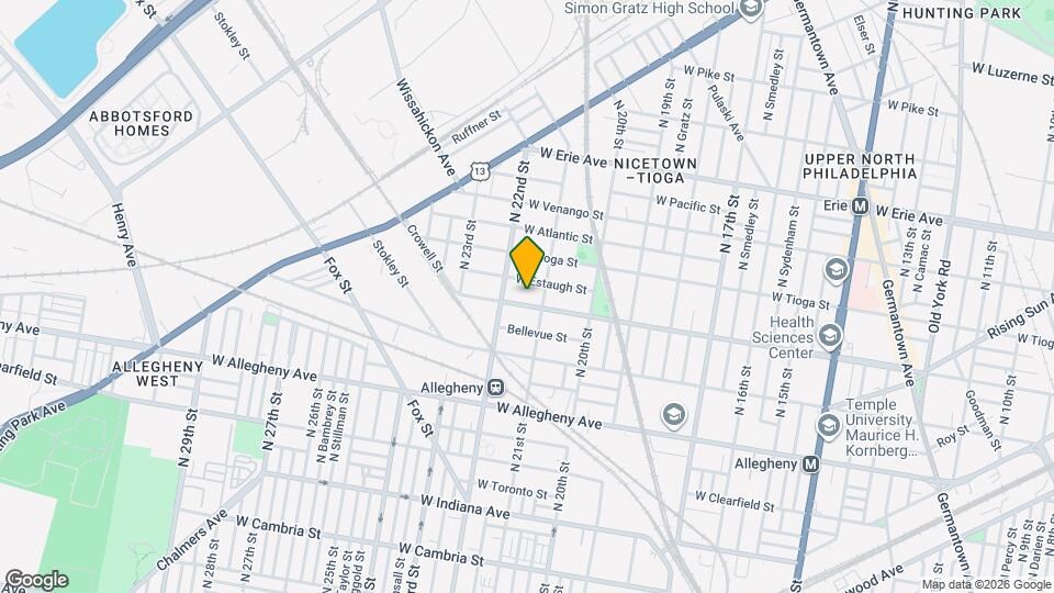 2117 W Ontario St, Unit 1 Map and Location Details