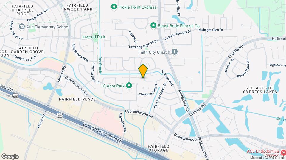 14807 Waverly Hill Ln Map and Location Details