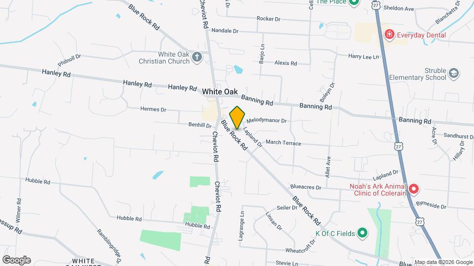 3516 Blue Rock Rd Map and Location Details