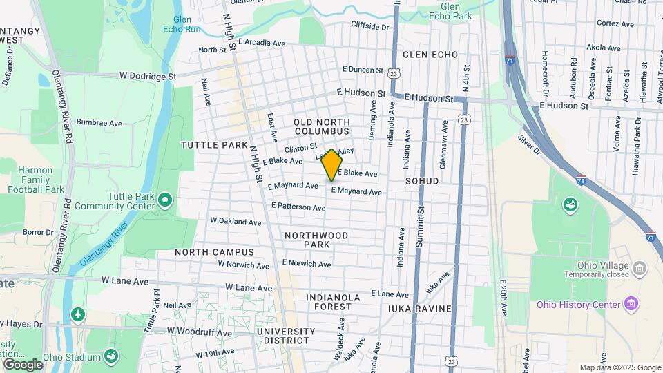 160 E Maynard Ave Map and Location Details