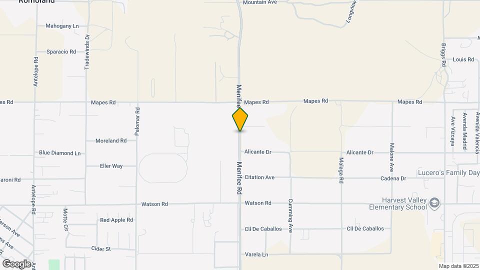 25232 Zircon Rd Mapa y Detalles de la Ubicación