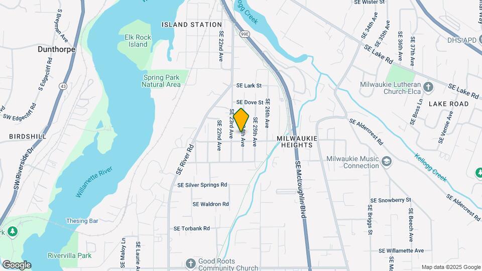12765 SE 24th Ave Map and Location Details