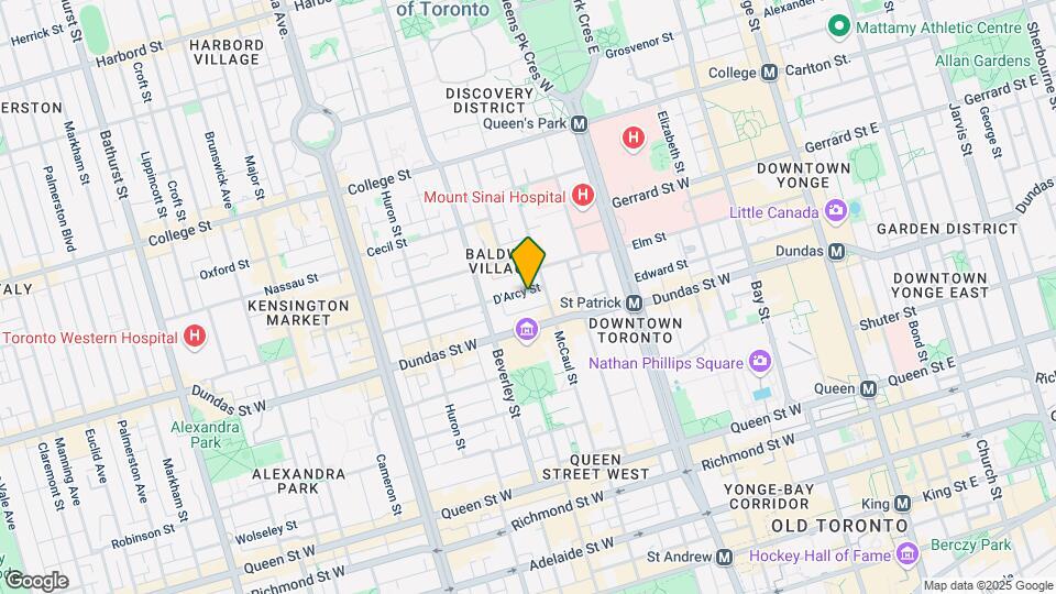 19 D'Arcy St Map and Location Details