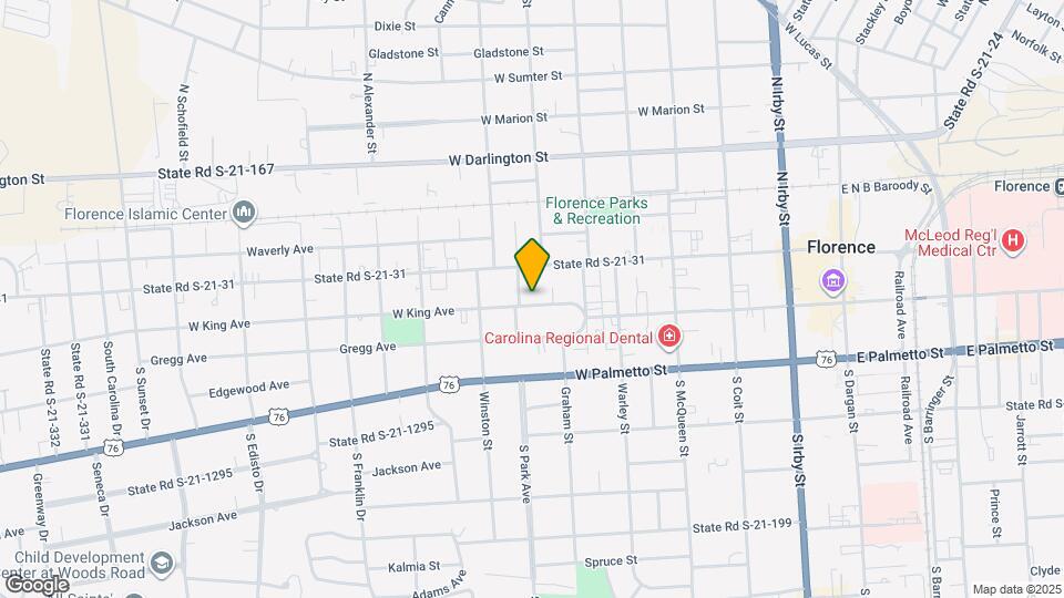 659 W King Ave Map and Location Details