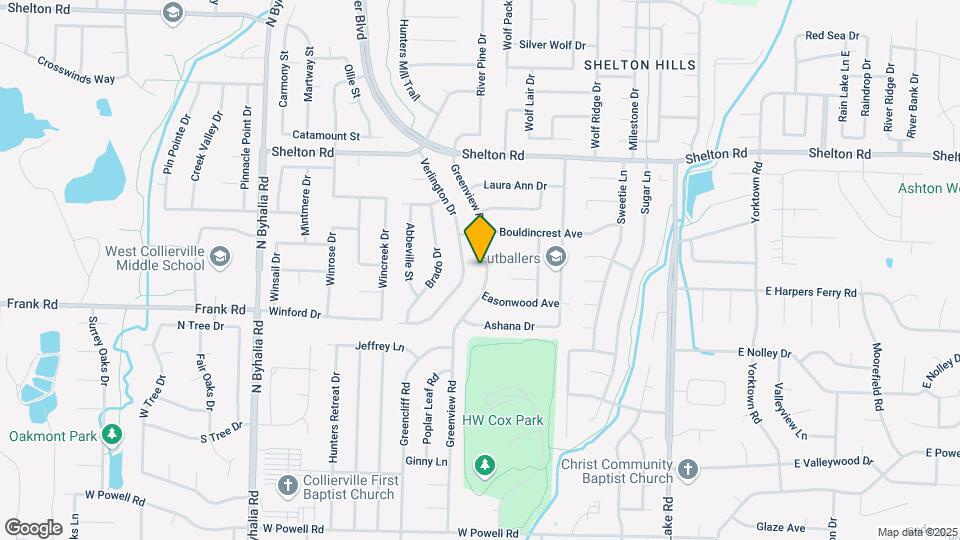 1113 Greenview Rd Map and Location Details