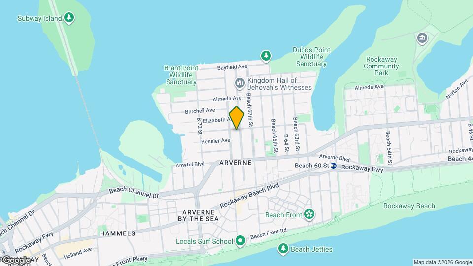 463 Beach 68th St, Unit 4 bed 2 bath for 3 bed price Map and Location Details
