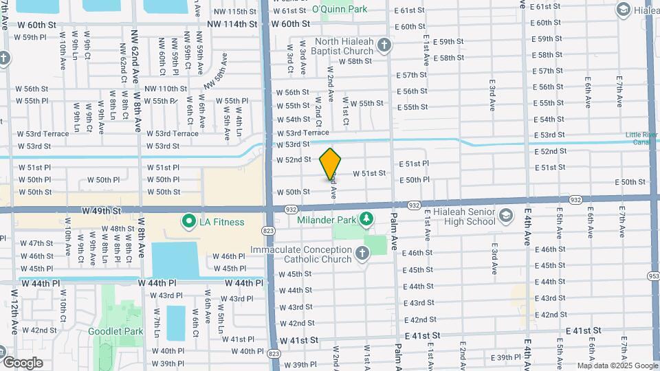 201 W 50th St, Unit Isabel Mapa y Detalles de la Ubicación