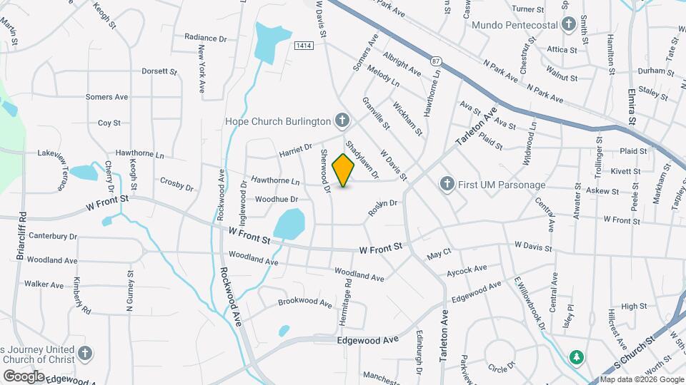 1121 Sherwood Dr Map and Location Details