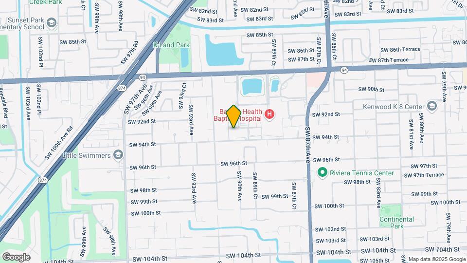 9021 SW 94th St Mapa y Detalles de la Ubicación
