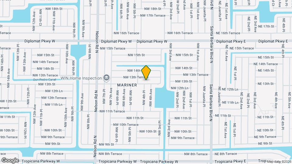 411 NW 13th St Map and Location Details