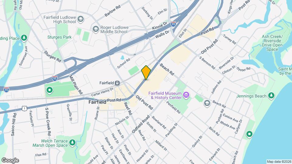 1241 Post Rd Map and Location Details