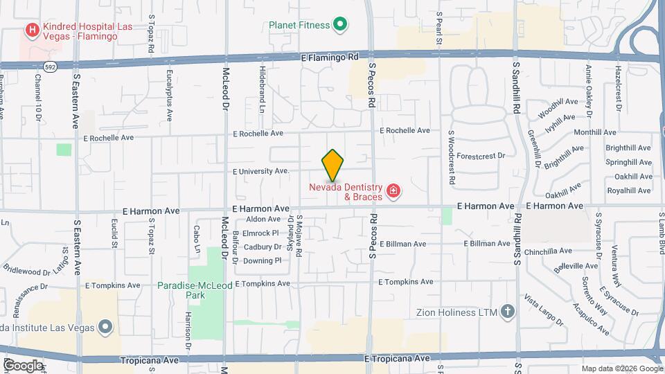 4440 Newell Dr Map and Location Details