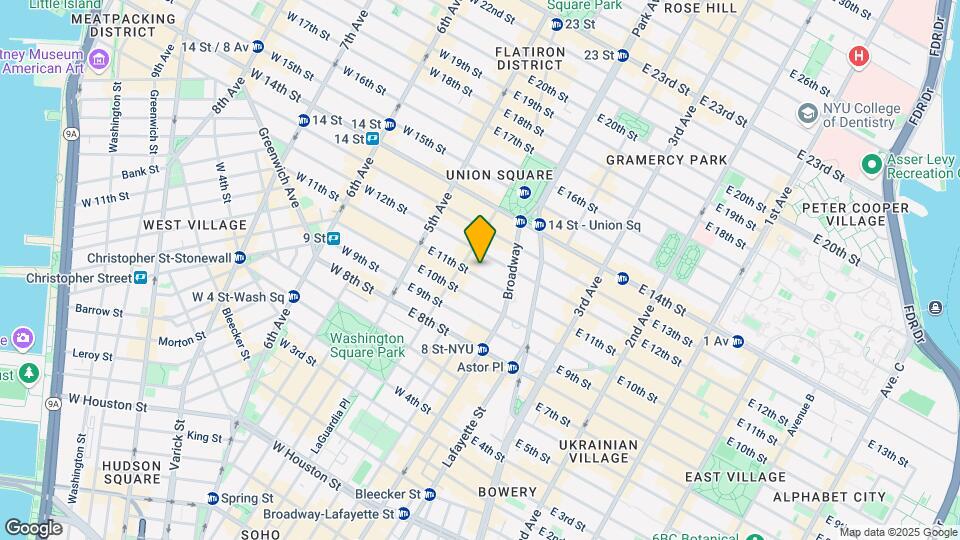 55 E 11th St Mapa y Detalles de la Ubicación