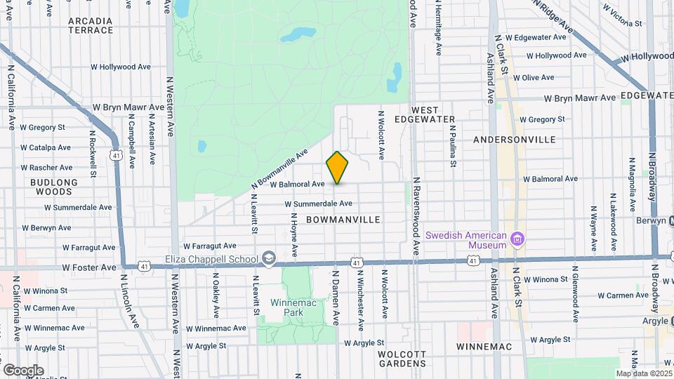 5351 N Damen Ave Map and Location Details
