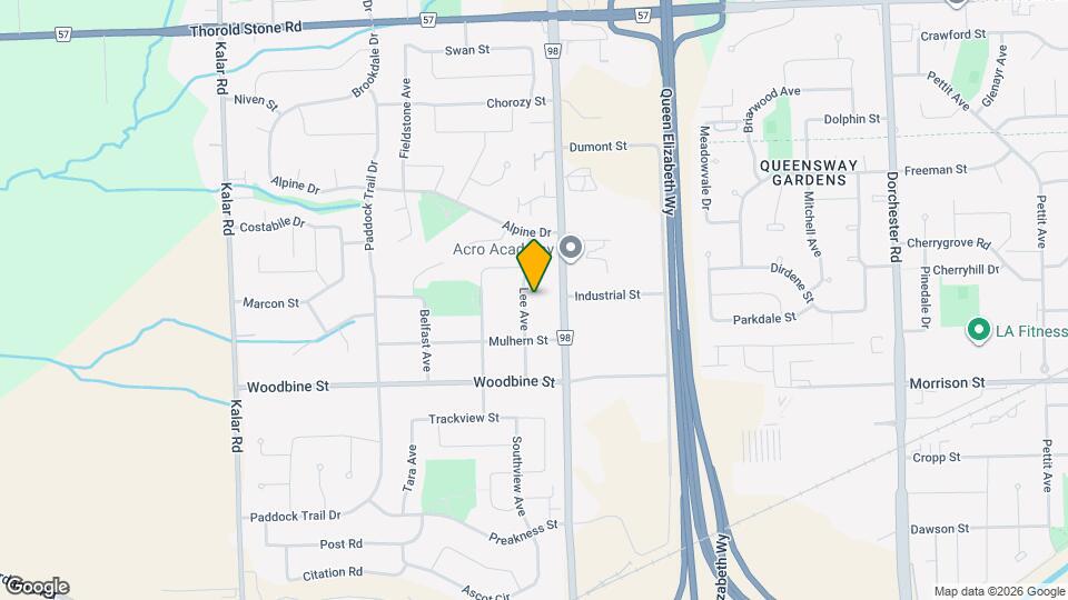 4590 Lee Ave Map and Location Details