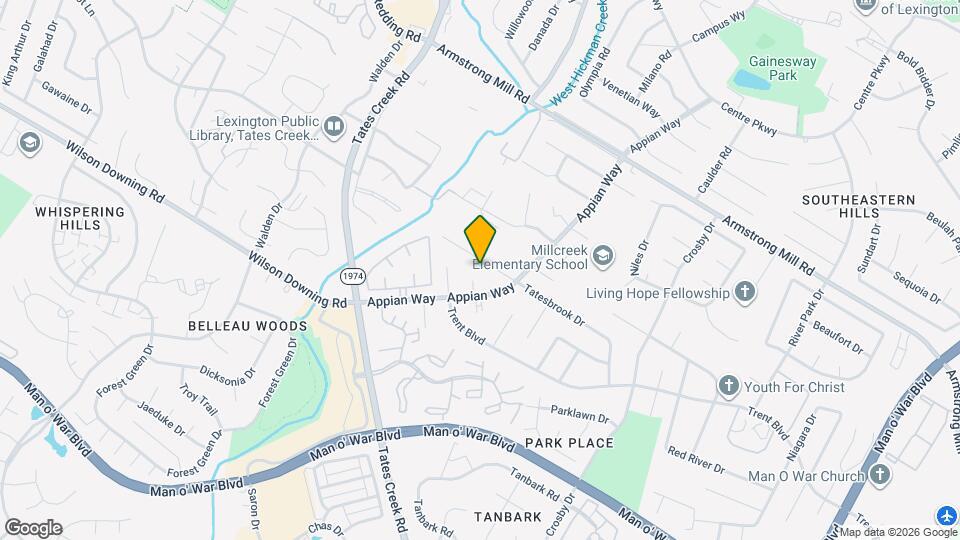 1044 Tatesbrook Dr Map and Location Details