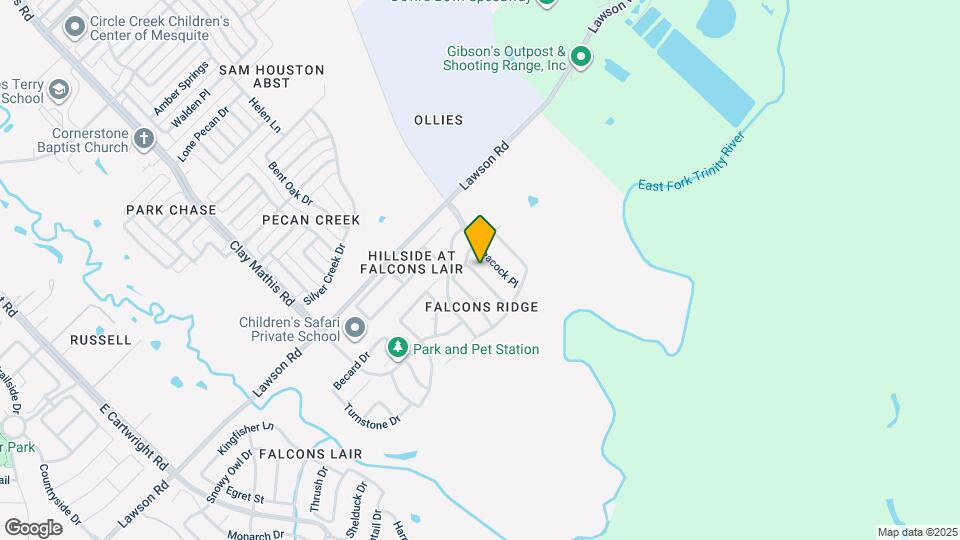 3612 Dove Ln Map and Location Details