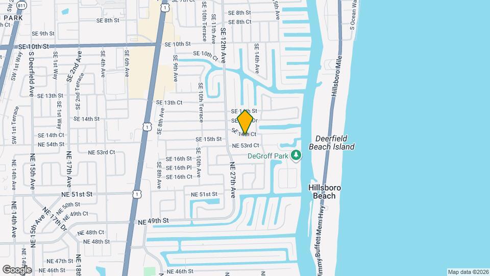 1270 SE 14th Ct Map and Location Details