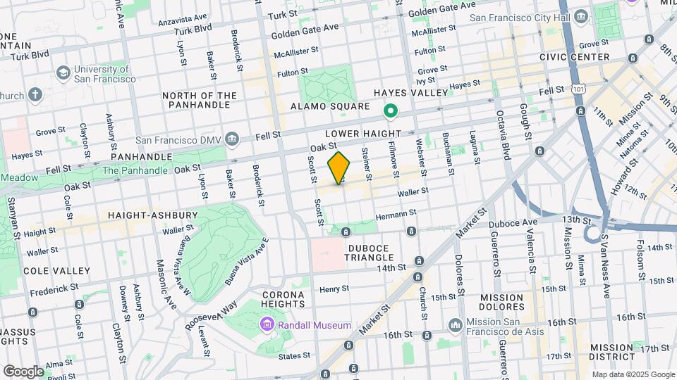 715 Haight St Map and Location Details
