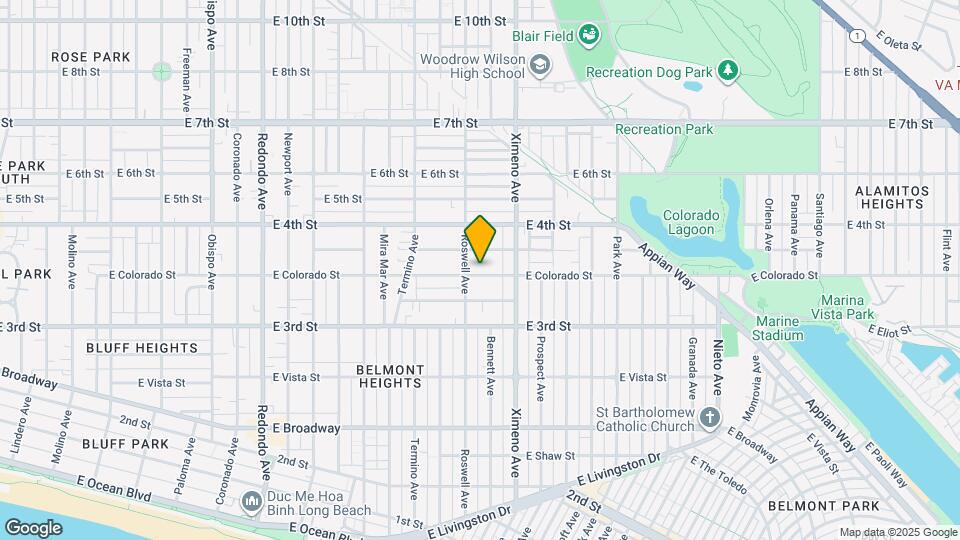 4227 E Colorado St Map and Location Details