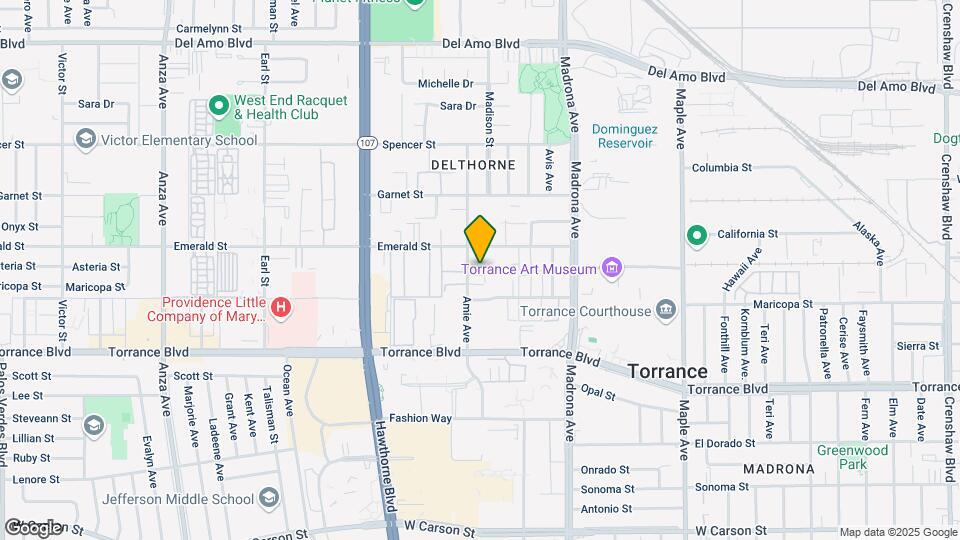 Via Del Amo Apartments Map and Location Details