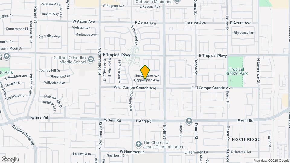 125 Copper Pine Ave Map and Location Details