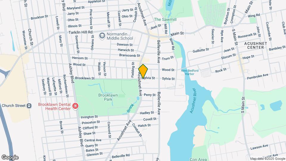 2028-2036 Acushnet Ave Map and Location Details
