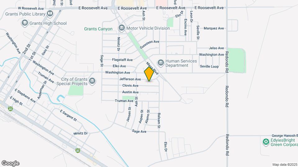 824 Clovis Ave Map and Location Details