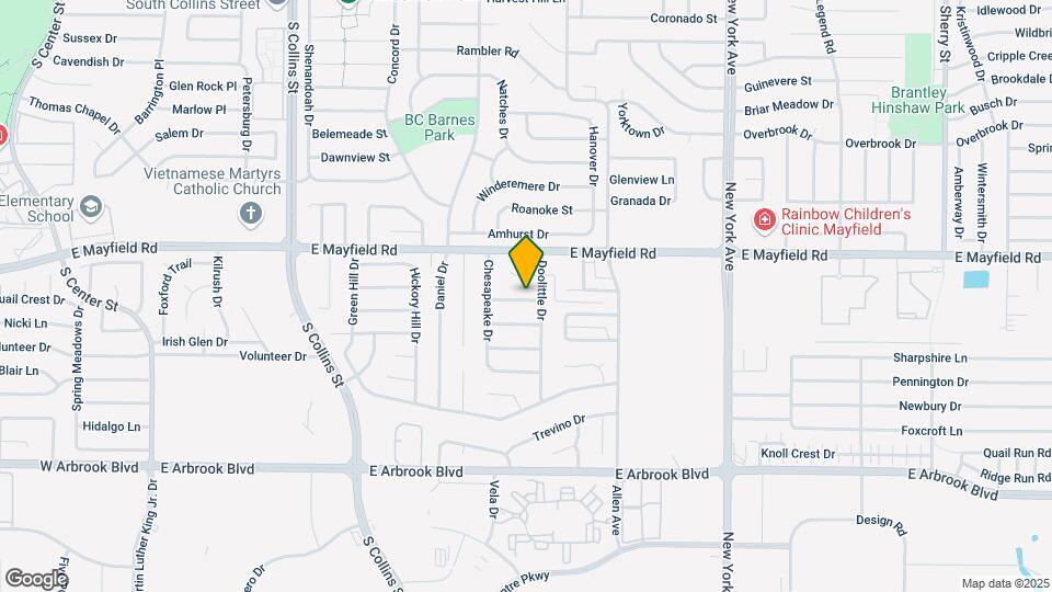 1417 Kitty Hawk Dr Map and Location Details