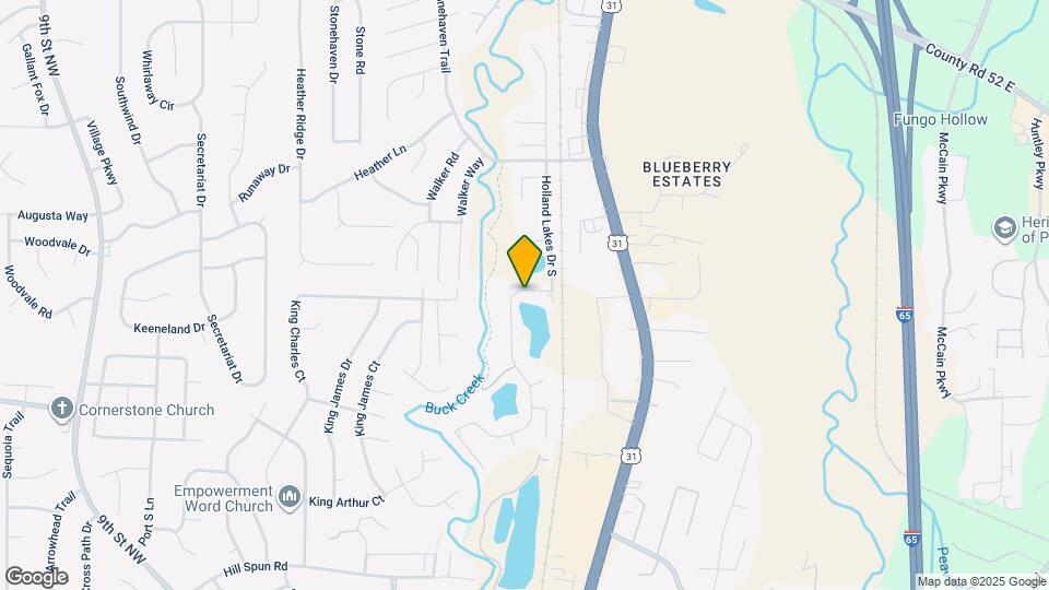 342 Creekside Ln Map and Location Details