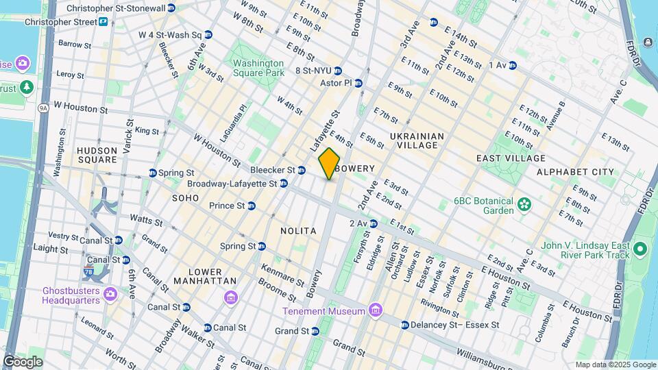 Preston NY 10 Bleecker Street Mapa y Detalles de la Ubicación