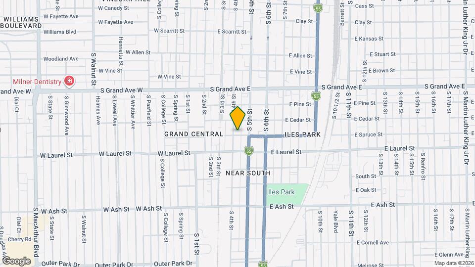 1530 S 4th St, Unit 3 Mapa y Detalles de la Ubicación