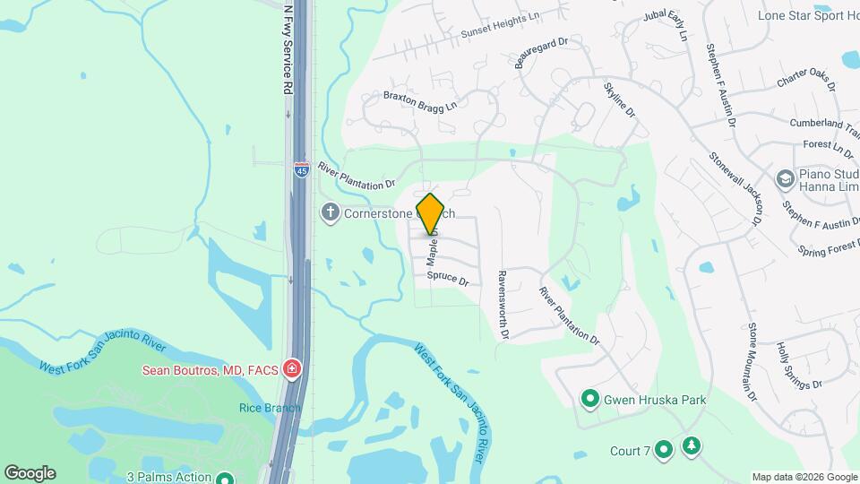 598 Orangewood Dr Map and Location Details
