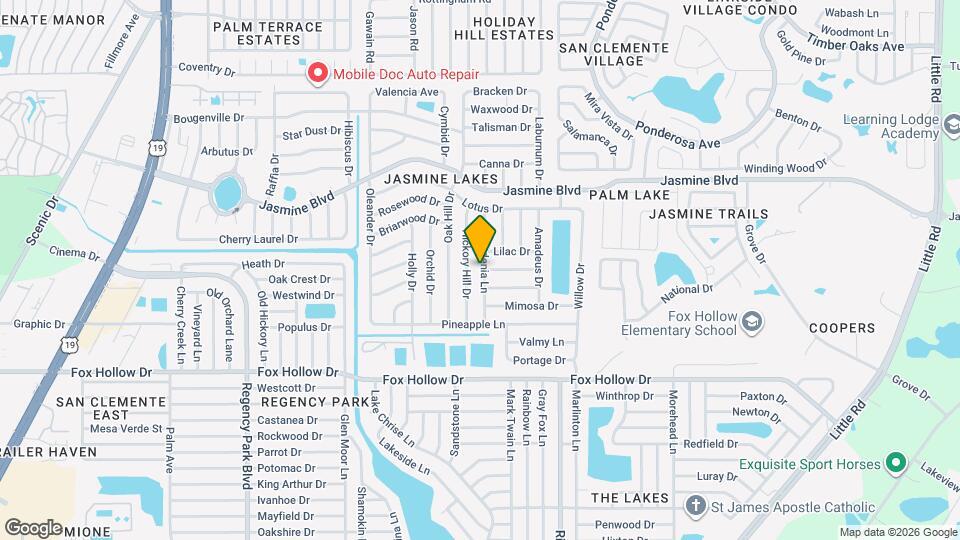 10225 Gardenia Ln Map and Location Details