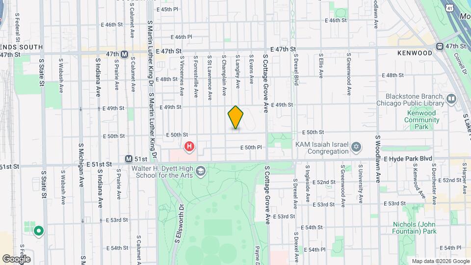 666 E 50th St Map and Location Details