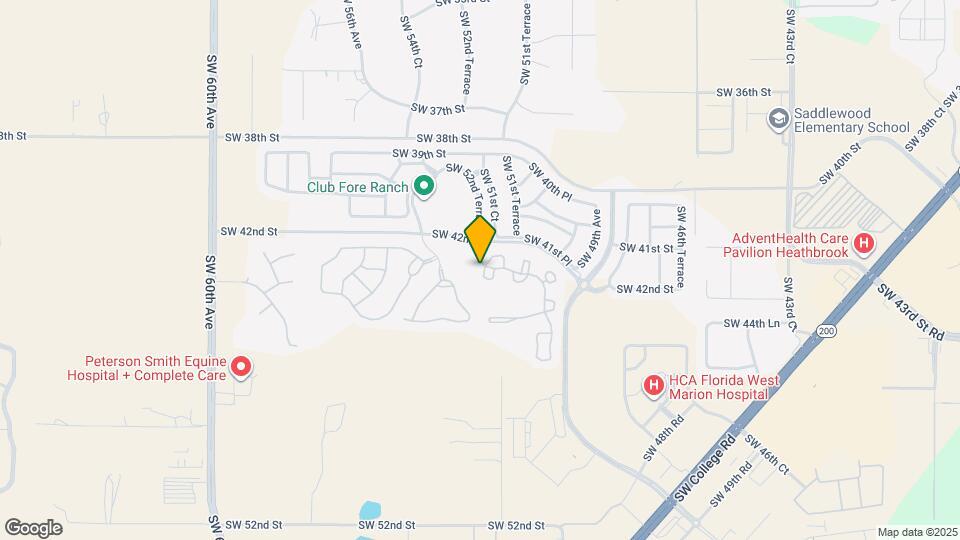 4202 SW 55th Cir Map and Location Details