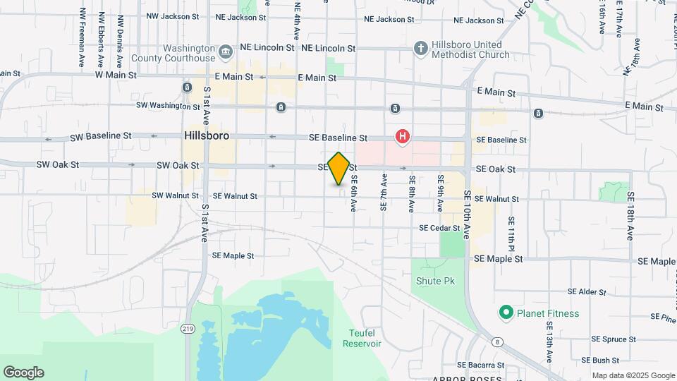 527 SE Walnut St Mapa y Detalles de la Ubicación