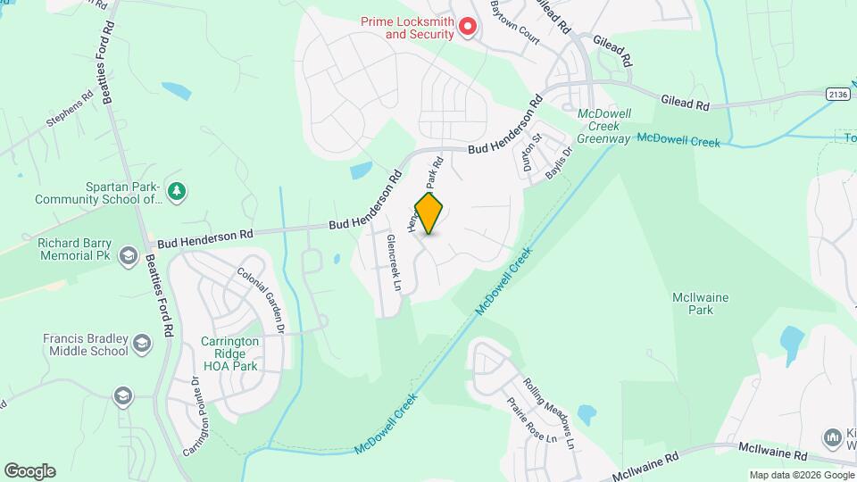 7535 Henderson Park Rd Map and Location Details